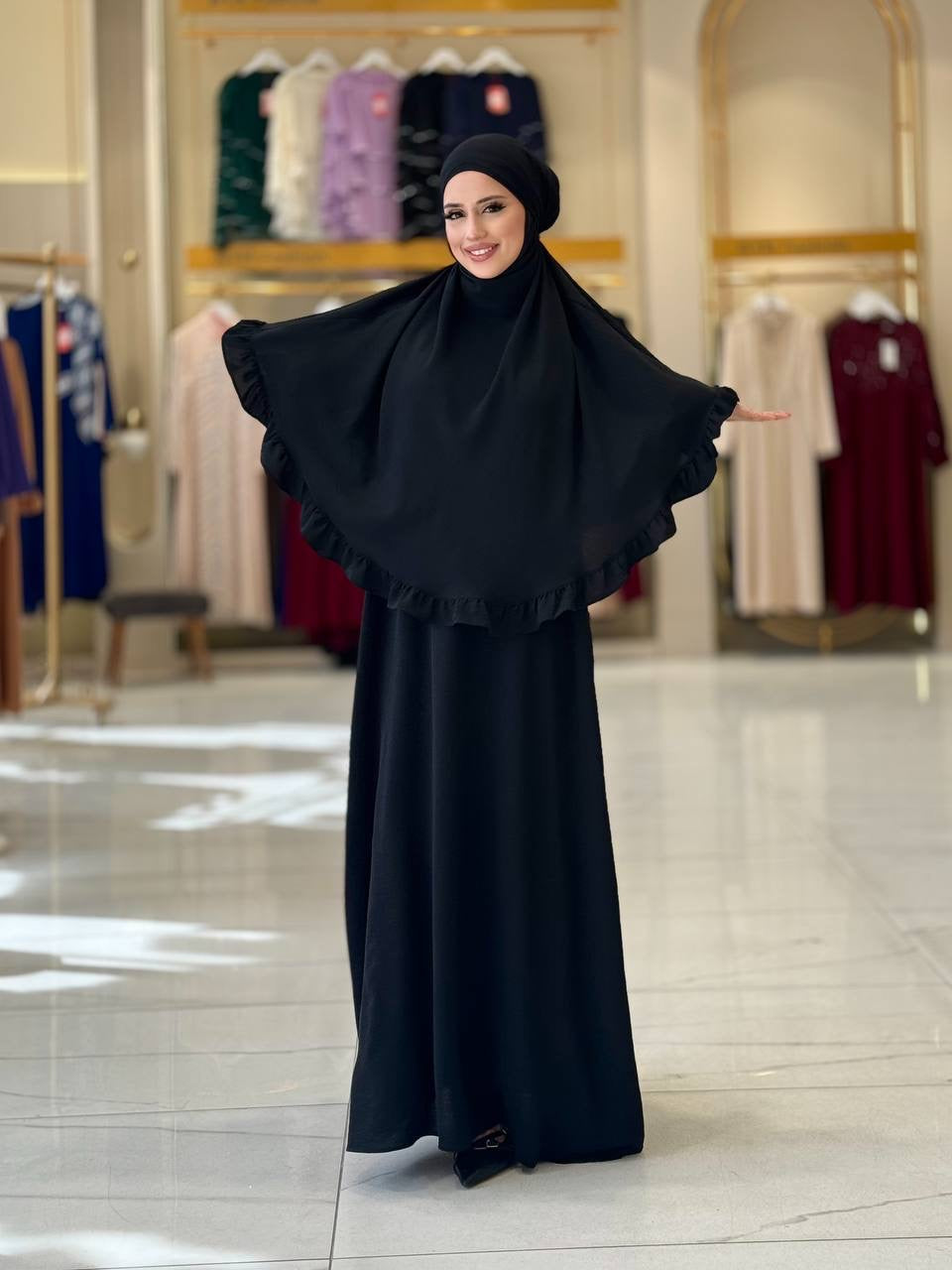 Elegant Two-Piece Dress - khimar