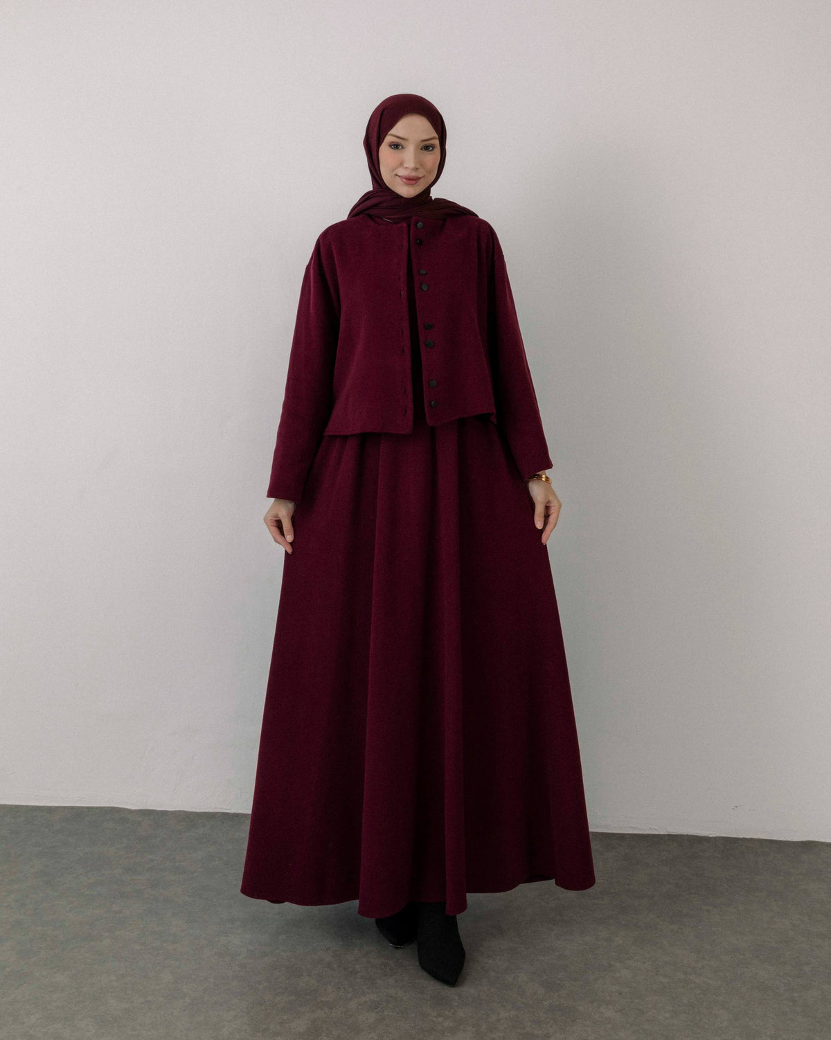Luxury Corduroy Dress & Jacket Set