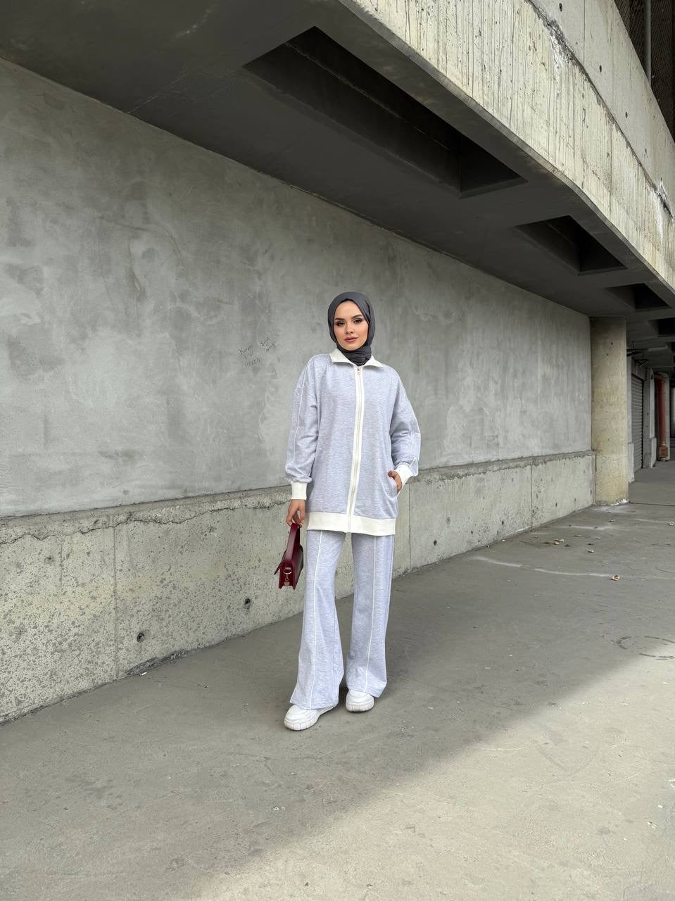 Classic Zip-Up Cotton Set