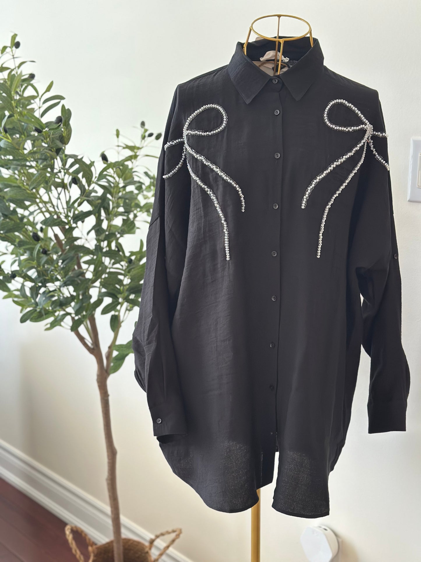 Luxe Bows Shirts | قميص أناقة الفيونكات