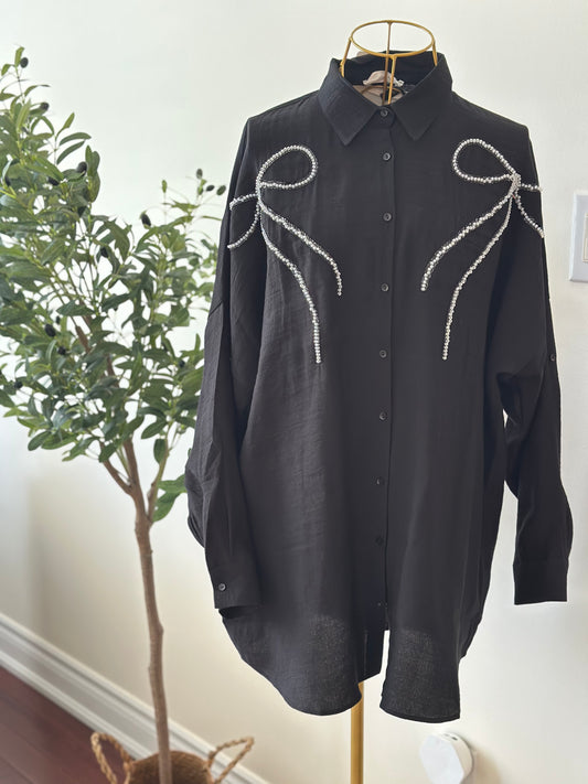 Luxe Bows Shirts | قميص أناقة الفيونكات