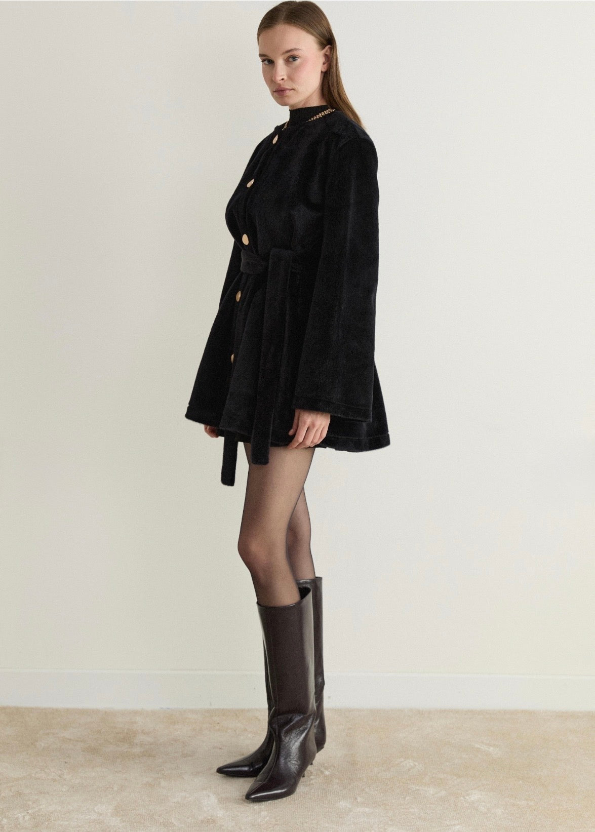 Luxe Coat With Gold Edition In 3 Colours