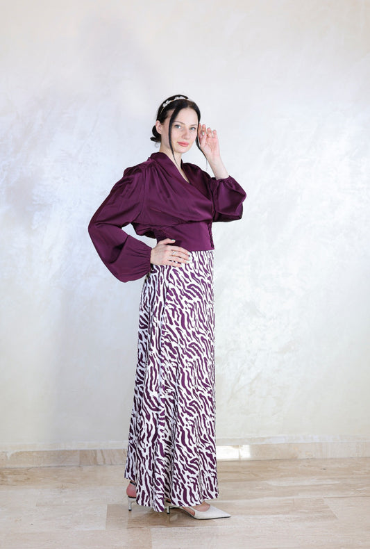 Padded Zebra Skirt (4COLOURS)