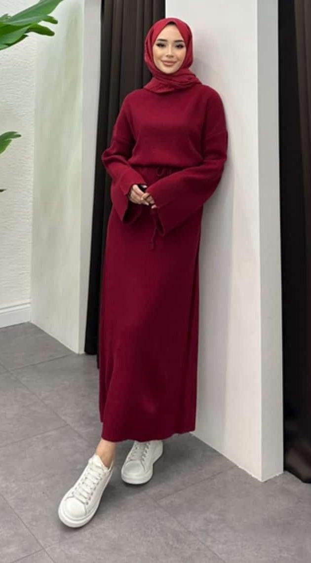 Soft Knit Marron Dress