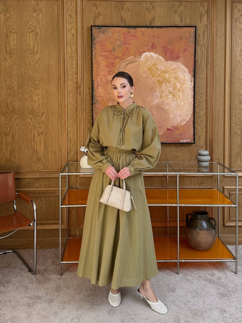Sage Harmony Skirt Set