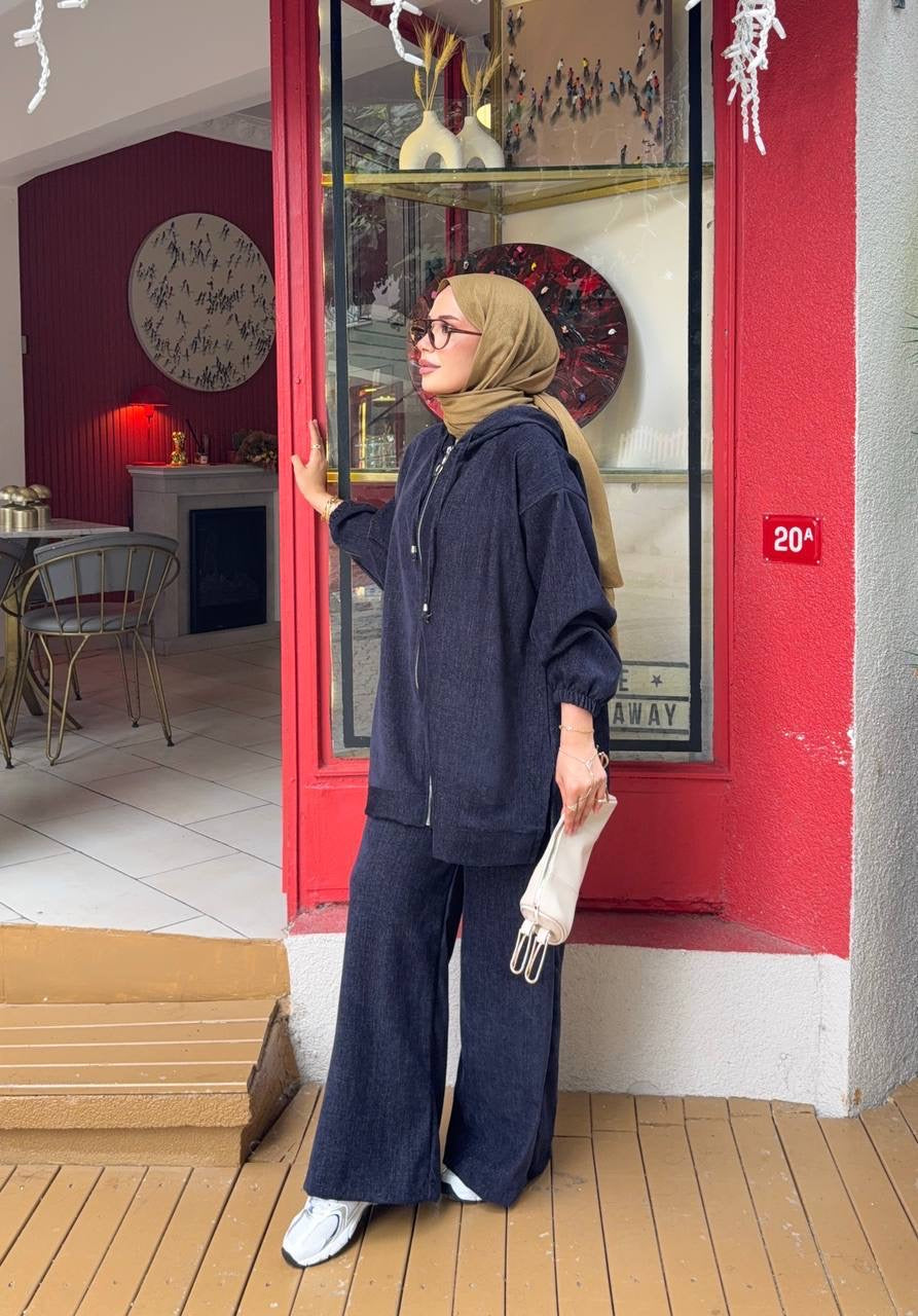 Luxe Corduroy Hooded Set