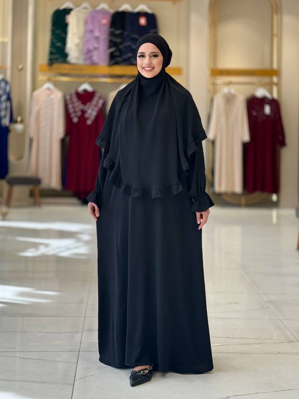 Elegant Two-Piece Dress - khimar