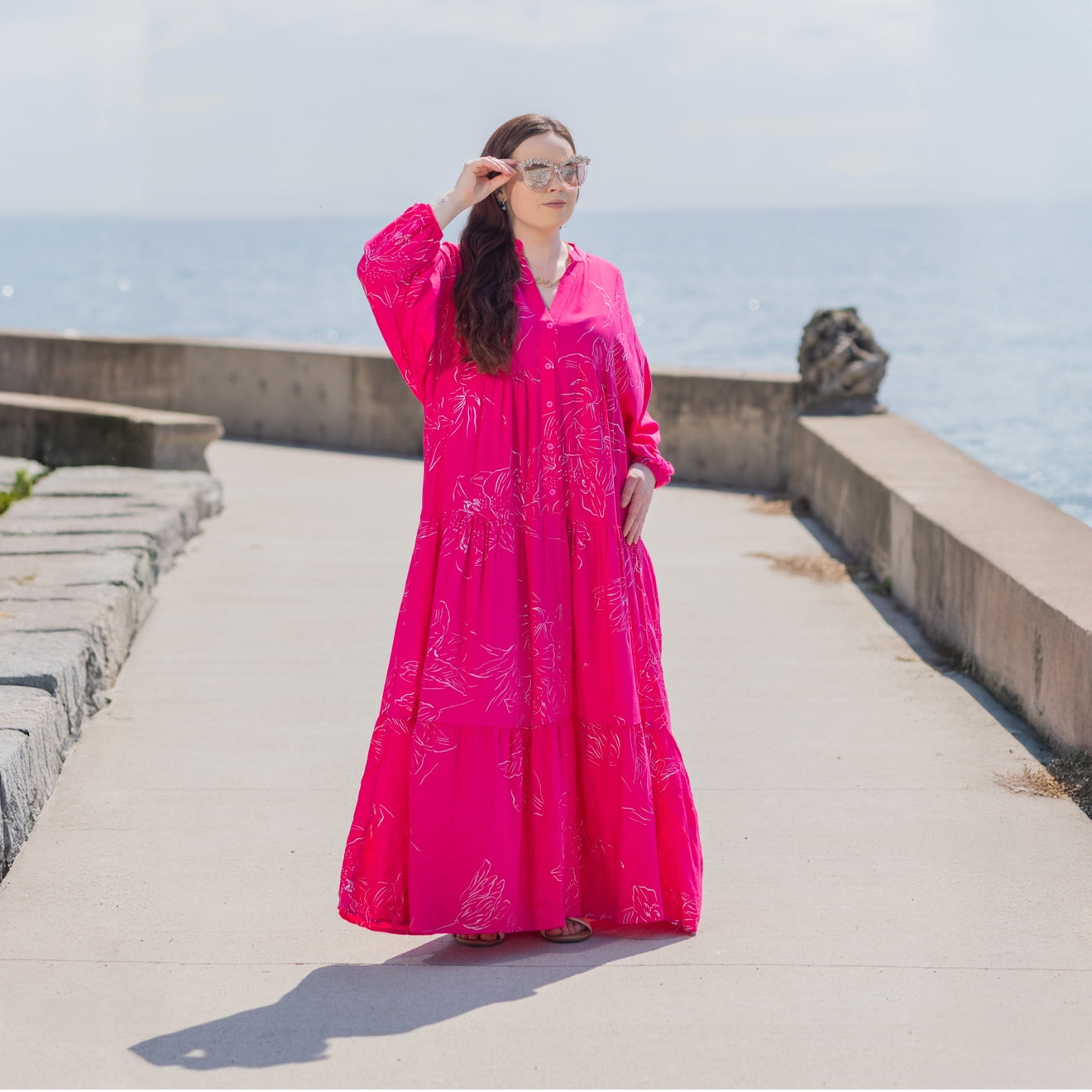 Fuchsia Glow Dress