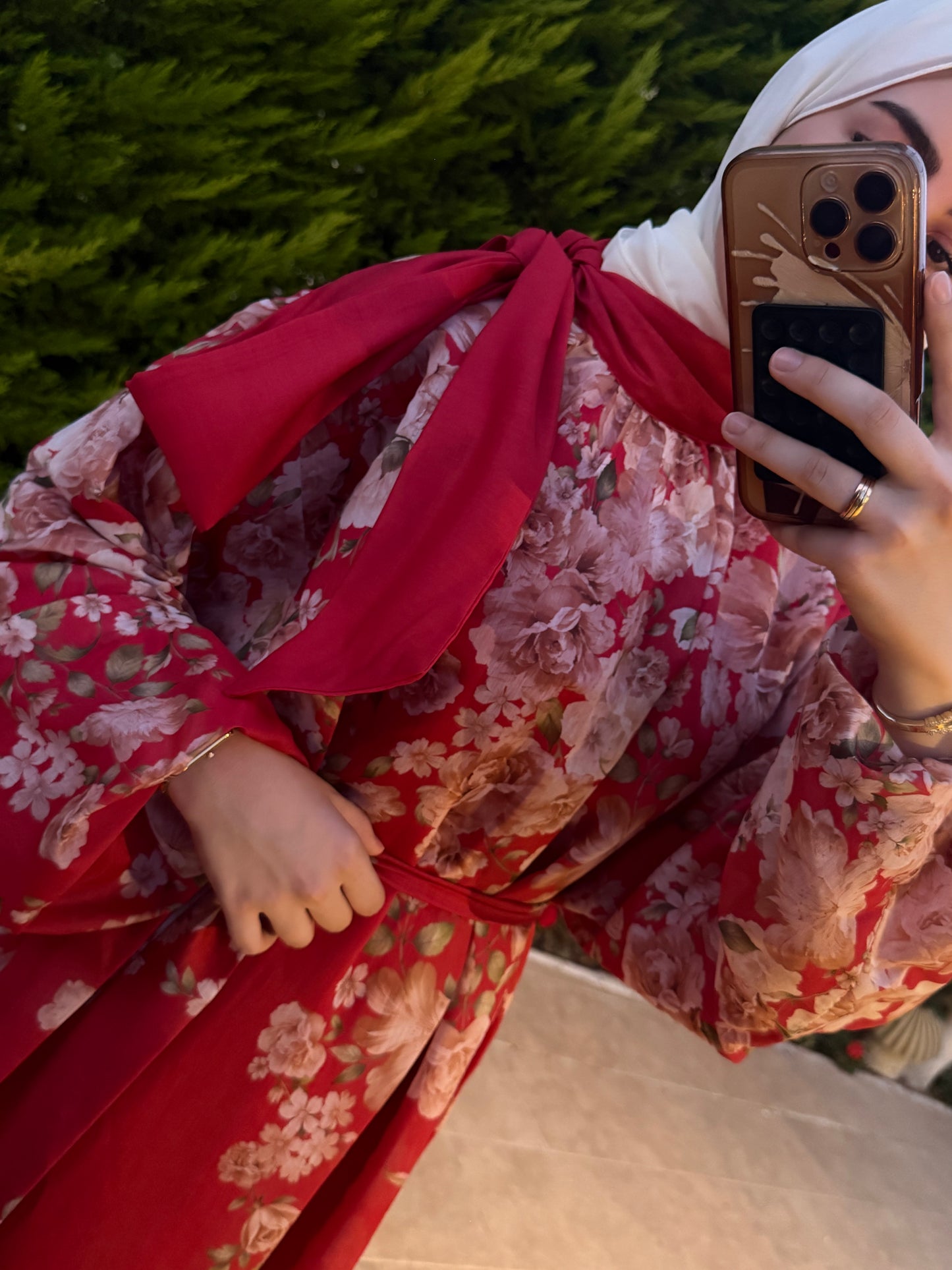Scarlet Bloom Floral Dress